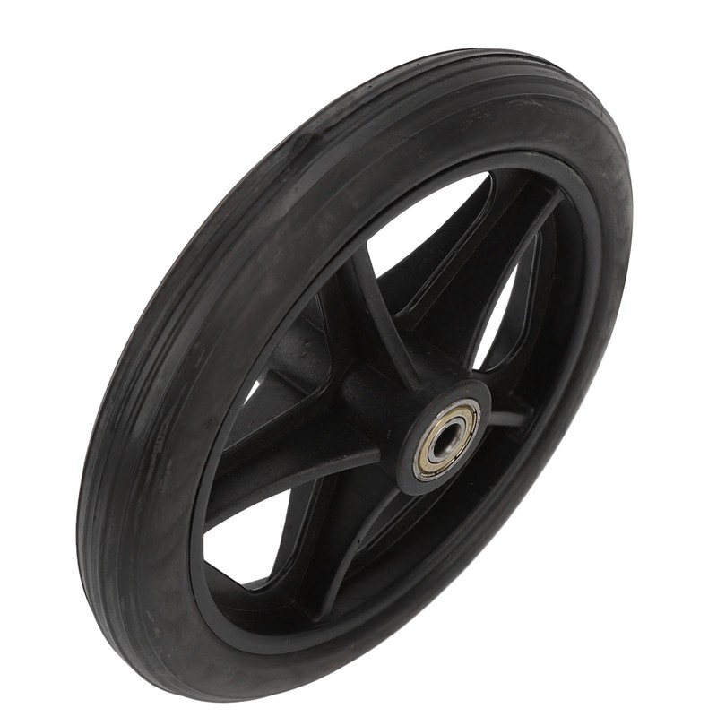 2pcs Replacement Wheel Professional Black Safe PU Front Wheel Accessory