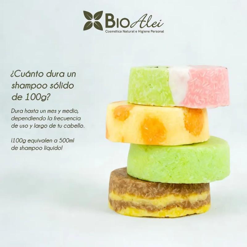 Shampoo Y Acondicionador Sólido 2en1 Almendras 100 G