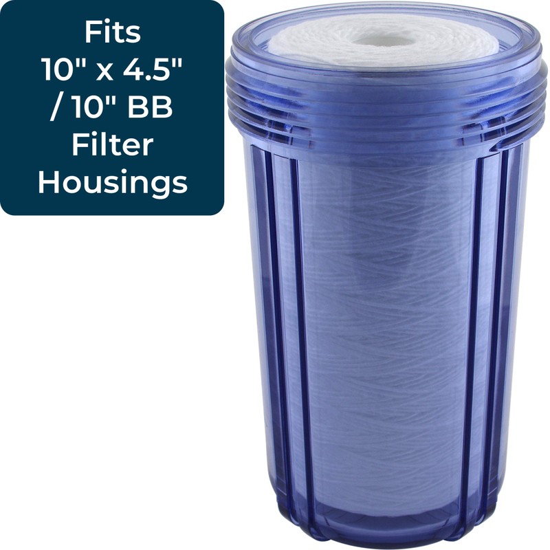 SpiroPure SP-WP5-BB 10x4.5 5 Micron String-Wound Polypropylene Water Filter Cartridge
