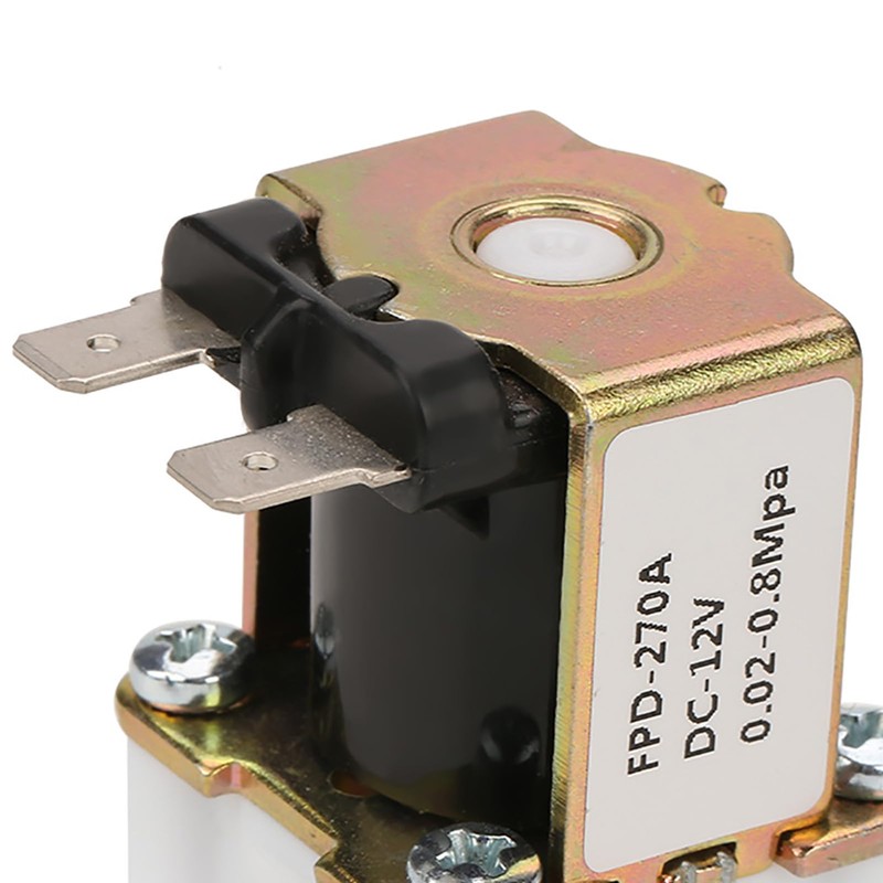 DC12V G1/2" Solenoid Water Valve NC Magnetic Valve 0.02-0.8Mpa