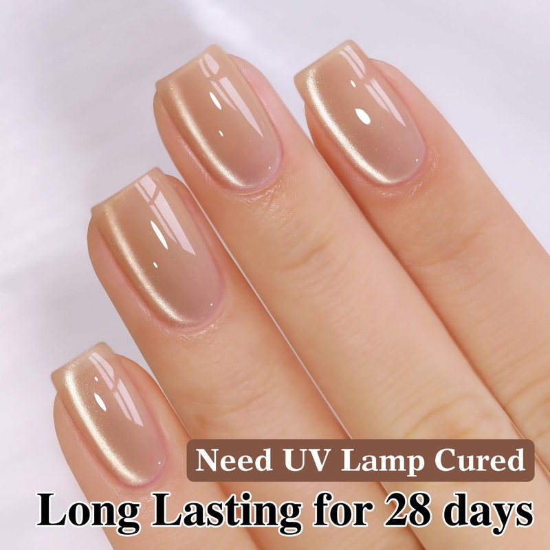 Double Rhythm 15ML Glass Cat Eye Gel Polish with Magnet