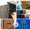 4Pcs U Screwdriver Set, Tri-Point Screwdriver Kit, U Fork Type
