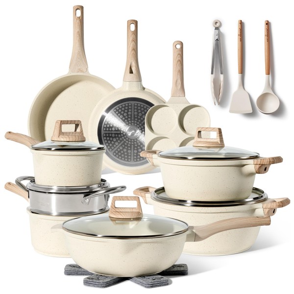 JUST PERFECTO Induction Pots Set - Pan Set with Lid