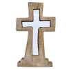 Table Top Wooden Cross with Puzzle Cut out | 6.5"