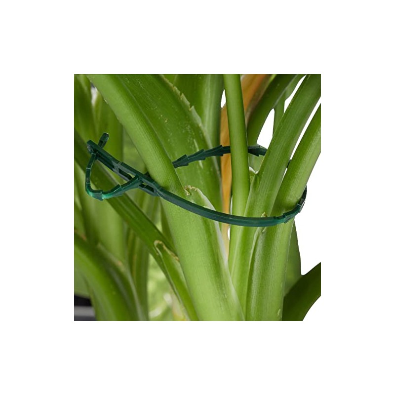 Relaxdays Plant Growing Supports, Stable Plant Clips, Twist Ties, Binding