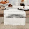 Sleek Dash and Stripe Table Runner