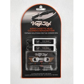 Vinyl Styl Audio Cassette Head Cleaner & Demagnetizer - for Home/Auto/Portable