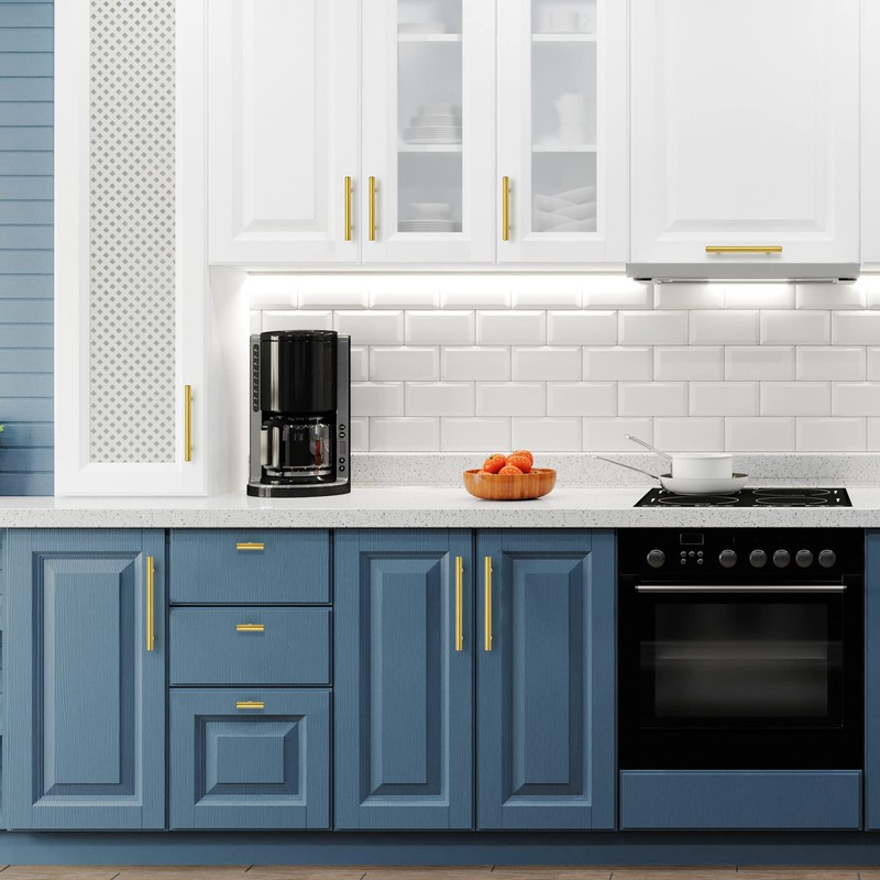 10 Pack 7.38 Inch Length Kitchen Cabinet Handles with 5