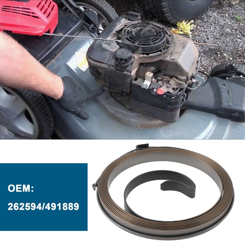 YINETTECH Pack of 2 Return Starter Spring for Lawnmower Replacement