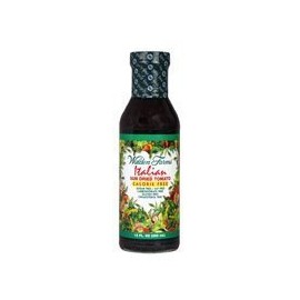 Walden Farms Sun-Dried Tomato Vinaigrette Dressing, 12 oz Bottle, Fresh Tangy Salad Topping, Sugar Free and 0g Net Carbs Condiment, Keto and Kosher, Natural Flavors, 6 Pack
