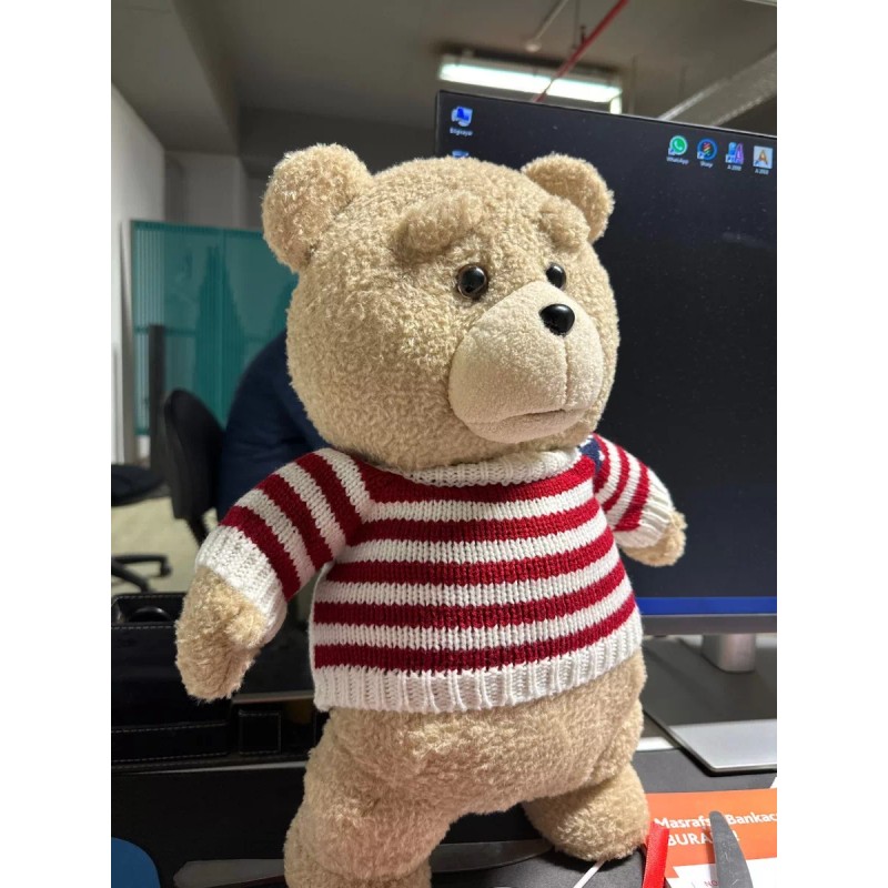 Jextech Peluche Oso Ted 2 Con Sueter Adorable Regalo Detalle