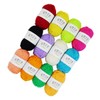 LALAFINA 12pcs Creative Hand Knitted Woolen Yarn for Four Strand