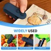 2 Pack Blue&Blue Mini Bag Sealer, 2-in-1 Portable Heat Sealer