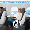 Flight Footrest, Travel Footrest with Memory Foam, Portable, Adjustable, Airplane,