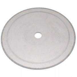 JINGLING 10" inch 250mm Diamond Lapidary Saws Blade Notched Rim Rock Slab Tools for Stone - 0.6mm core / 0.75mm rim thickness