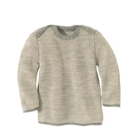 Disana 31302XX Melange Pullover, Wool, Blue - 50/56