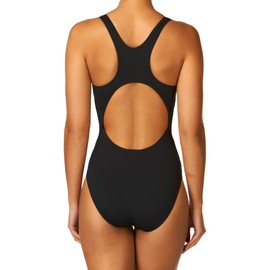 Zoggs Women's Cottesloe Powerback Swimming Costume, Polyester/PBT - Black, UK Size 10