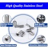 200Pcs Allen Head Socket Set-Screw - M3/M4/M5/M6/M8 304 Stainless Steel