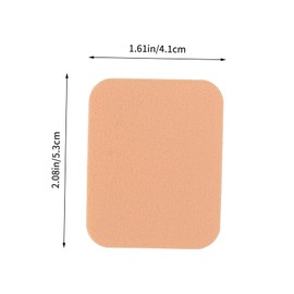 Baluue 20Pcs Dual Color Makeup Sponges Facial Powder Puff Applicators for Foundation Blusher Concealer Reusable Soft Skin Friendly Suitable for Wet Dry Use