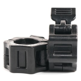 Lock-Jaw One-Inch Standard Barbell Collar (Pair-1-Inch/25mm), Black