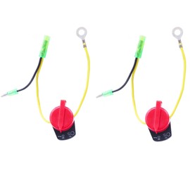 Engine On Off Stop Kill Switch for Champion Predator Firman B&S Hon&da GX110 GX120 GX160 GX200 GX212 GX225 GX240 GX270 GX340 GX390 (2/Pack)