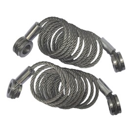 Zrbectay New 2 Pack 41.5" Hood Restraint Cable L92-6017-1065 Compatible with 384 388 389 Trucks