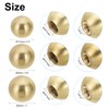 PATIKIL 17.5mm 20mm 25mm Ball Lamp Finials Caps Knob, 3pcs
