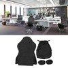 Gaming Chair Covers Comprehensive Protection Stretchable Comfortable Waterproof Black PU