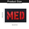 FR Reflective Medic Patch, IR Reflective Red Cross Hook &