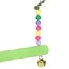 Chicken Parrot Large Bird Pet Swing Green Hanging Wooden Toy