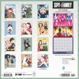 Calendar Ink, Spy X Family 2025 Wall Calendar