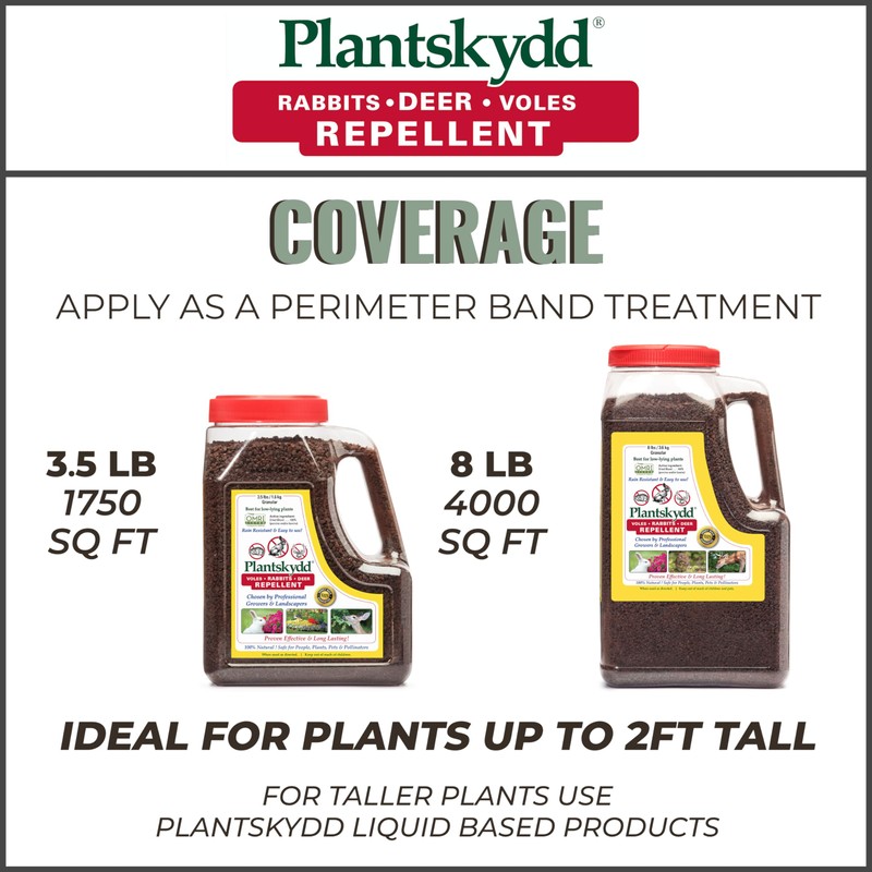 Plantskydd Animal Repellent - Repels Deer, Rabbits, Elk, Moose, Hares,