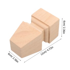 Operitacx Ersatzbettbeine Beine für Kommode und Sideboard Kabinettsbeine Möbelbeine verstellbare Beine Tischbeine Füße Fuß Bettbeine aus Holz Möbelfüße Ersatz-Sofabeine