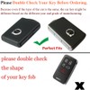 SANRILY Suede Leather Smart Key Fob Cover for Volvo XC90