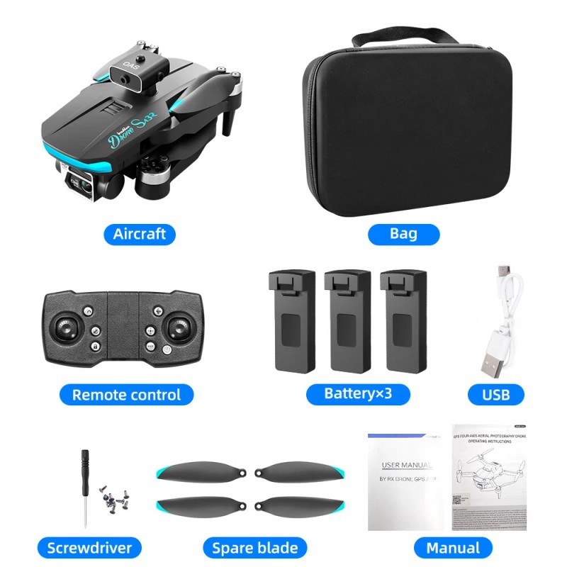 Paddsun 5G 8K GPS Drone Pro with HD Brushless Dual