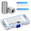 BEAUGIREW 420 Pieces M3 M4 M5 M6 M8 Grub Screw