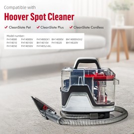 Flexible Extension Hose Attachment Compatible with Hoover CleanSlate Portable Machine FH14000，FH14000V, BH14000V, FH14010, FH14020, FH14050, BH14010V, 54 Inch Carpet Cleaner Tube Replacement Parts