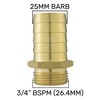 Solid Brass Pipe hosetails to Male bsp Thread for Pumps,Filters