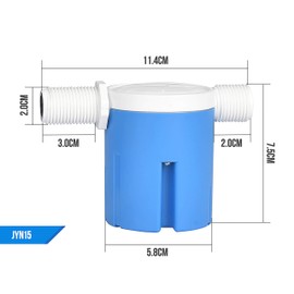 IMXMI 1/2" Automatic Water Level Control Valve - Inside Type, Float Valve for Water Tank, Solar Energy, Auto Pot, Aquarium
