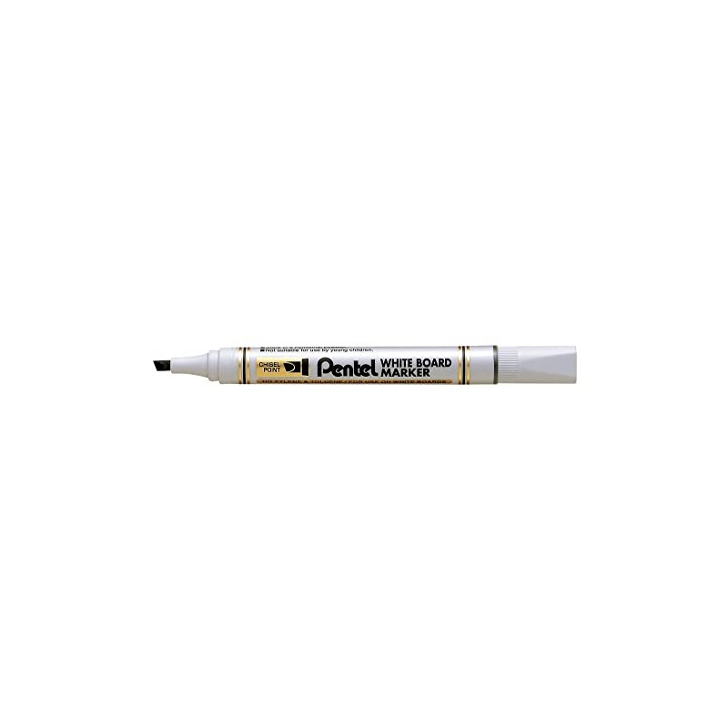 Pentel 4.5mm Chisel Tip White Board Marker - Black