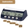 Chess Timer Clock, Portable Digital Chess Timer for Professional Board