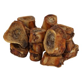 TREATOPIA Adventure Dog Bones, Delights, 1-2”, 16 PC - All-Natural, Center-Cut, Long-Lasting, Healthy, Single Ingredient, Bone Marrow, Hand-Trimmed, Slow-Roasted, Made in The USA, No Additives