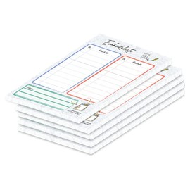 PRICARO A6 Doodles Shopping List (Pack of 5)