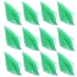 HoerevÂ® Small Pack of 12 (approx. 40cm x 40cm) Juggling(dance) Scarves ,Small Floaty Scarves For Small People,,Single Colours