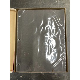 C-Line Products Box of C-line Clear Poly Side Load Sheet Protector Letter 8.50" X 11" 3 X Holes