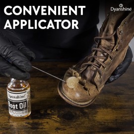 Dyanshine Leather Oil - All-Natural Leather Conditioner for Boots, Shoes, Bags, Furniture, and More