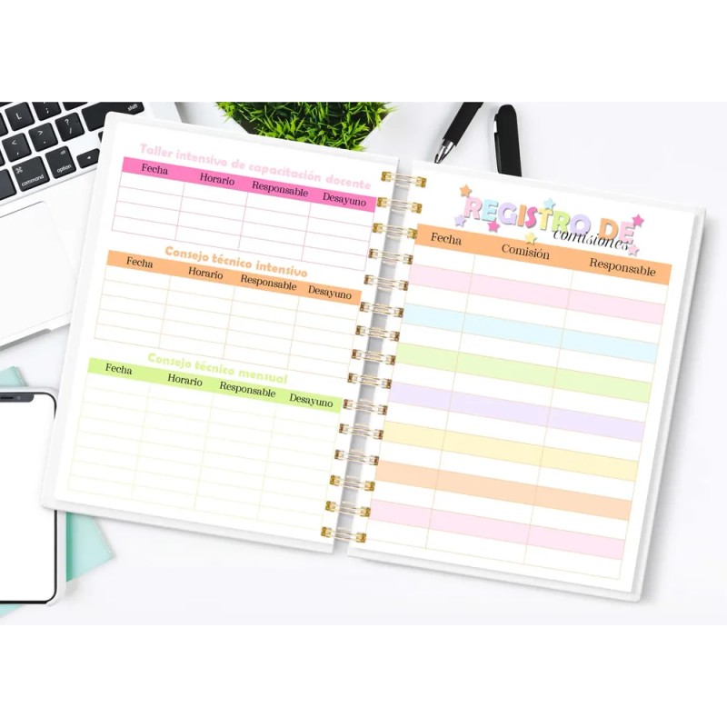 Agenda Directiva Cute 26/27 (medio Oficio)