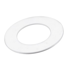 sourcing map Pack of 2 PTFE Flat Seal 102 mm or 57 mm i.D. 3 mm DN50 Flange Seal White