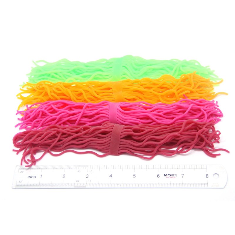 SAMSFX Fishing Fly Tying Materials Squirmy Wormy Soft Worm Lures