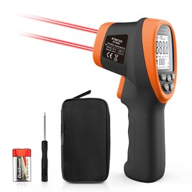 Infrared Thermometer Gun - BTMETER 985C Non Contact 16:1 IR Laser Temperature Gun Digital Instant Read -50℃~800℃(-58℉~1472℉) for Food Cooking Kitchen Grilling HAVC(NOT for Human Temp)